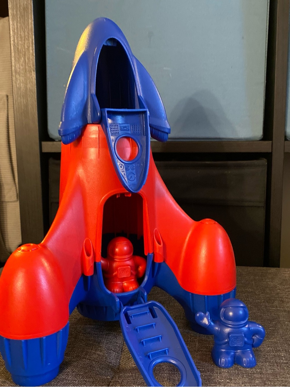 Green Toys Rocket with astronauts